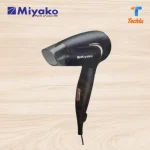 Product details of Miyako Hair Dryer Foldable Handle MHD-920 (Maximum Watts-1400) Brand : Miyako Model : MHD-920 Product Type: Hair Dryer Power : 1400 watt Foldable Handle Handhold Concentretor 3 Level Of Working Overheating Protection Safety cut off Drying Fast Noice Level: 70 db Use : Home, Hotel, Salon