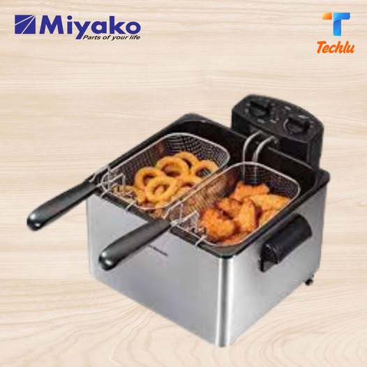 Miyako Electric Deep Fryer 2/1 Basket DF-5416 | 5 Litre | 1800 Watt