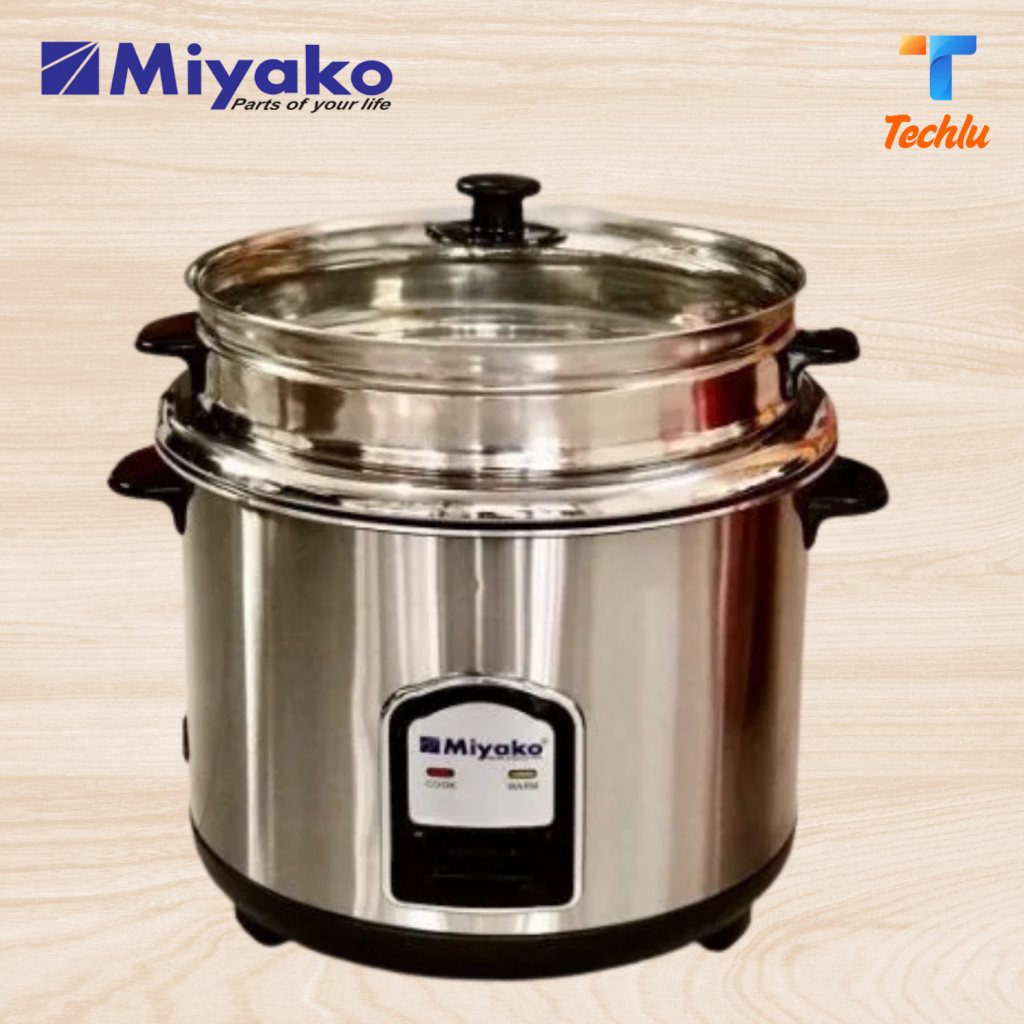Miyako 3 in 1 Rice Cooke Double Pot r 1.8 LTR ASL-1180 HC Model : ASL-1180 HC 1.8 LTR Cooking Capacity 50 Watt Keep Warm Non-Stick Coating Aluminium Cooking 2 Pot Inner pot non stick coating inside two layers with Food Grade Automatic Cooking One Touch Button For Easy Control Automatic Keep Warm Function Over-Heat Protector And Energy Saving Power: 800 Watt / 220-240