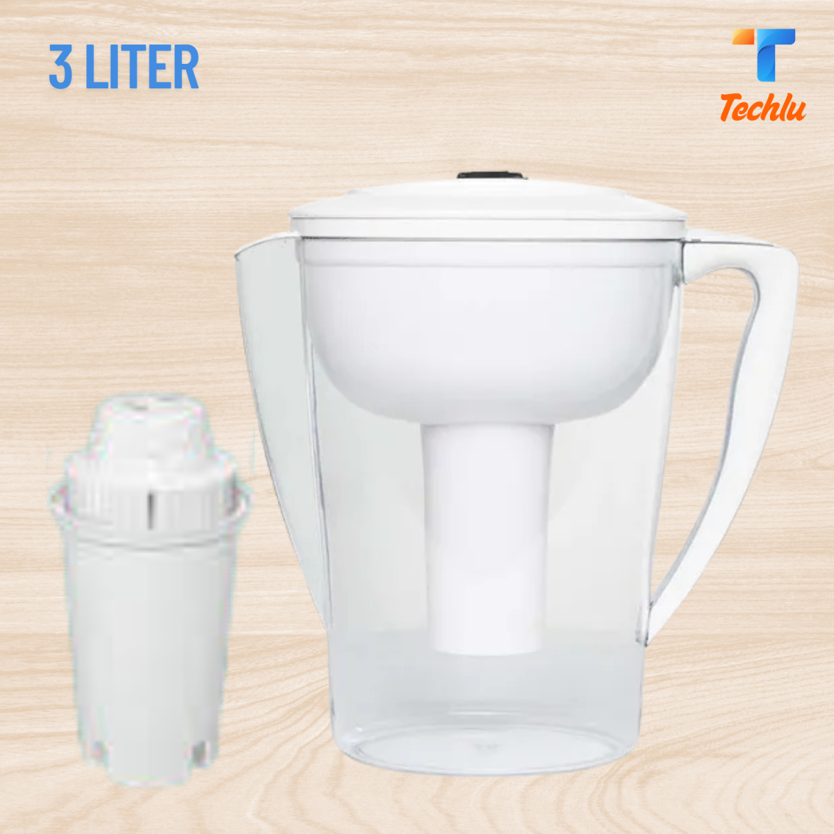Portable Water Filter Pitcher Large Capacity Water Filter Pitcher with Activated Carbon for Home Office Clean Purify Water Easily Convenient Water Pitcher (3) Portable Water Filter Pitcher Large Capacity with Activated Carbon for Home or Office Clean Purify Water Easily Convenient Water Pitcher