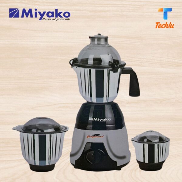 Miyako 3 IN 1 Blender & Mixer Grinder Greyhound 850 Watt Made In India