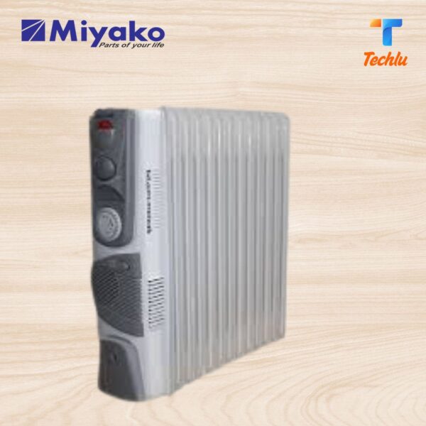 Miyako Oil Room Heater With Cord Storage With Turbo Fan With Timer ( ORH-13F ) 13 Fins