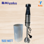 Miyako Electric Hand Blender 1200 watt • Brand: Miyako • Model: HM-5028 • Power: 1200 watt • Comfortable Handling • Two Speeds • Various Food • Unique Blend System • Super Fine Processing • Detachable Rod • Low Noise • Premium European Quality • 1 year warranty • Cash on home delivery