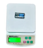Miyako Kitchen Scale /Small Item Scale Touch Control ACS B3 10 KG Model: ACS-B3 Can weight upto 10 KG Measures in Increment of 1 GM Large & Easy Display Touch Control Stainless Steel Design