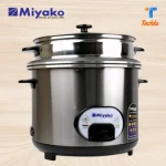 Miyako Double Pot 3 In 1 Non Stick Rice Cooker Mrc-2180 SSNS 2.8 Liter