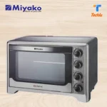 Product Types:Electric Oven Brand: Miyako Model: Miyako MT-52 RCL Capacity(L):52 liter 6 Stages Heating Element Temperature Selector 100c-250c 60 Mins Timer With Bell Ring Aluminium Chrome Chamber Enamel Bake Tray Wire Rack / Tong You can make pizza, bakery item, Cake etc. 5 Years Warranty