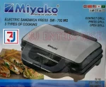 Miyako Big Size Electric Sandwich Maker/Sandwich Press/ Sub-sandwich Maker SW-792