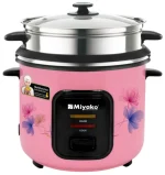 Miyako 3 in 1 Electric Rice Cooker 3 Ltr | ASL-3P-300-YLD | Rice Cooker Miyako Brand Model:ASL-3p-300-yld 3 Cooking POT 3 Liters Automatic Rice Cooker for healthy Rice cooking and Steaming. Keep Warm, Rice Cooking, Steaming High Temperature protection & Energy Saving Measuring Cup & Spoon Easy and Faster Cooking Keep Warm Function Steam Function