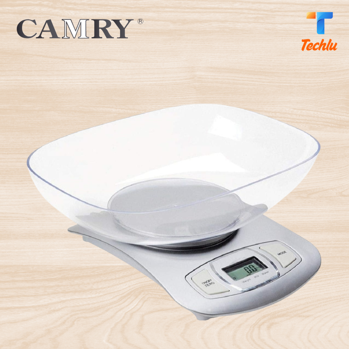 Product Type: Kitchen Scale Brand: CAMRY , Model: EK3650 Electronic Kitchen Weight Scale capacity : 5 Kg High precision strain gauge sensor Transparent bowl capacity: 1.5L Max weight capacity: 5 kg / 11 lb Divison: 1 g / 0.1 oz Kg / Lb convertible LCD display size: 40.5 x 19 mm Auto zero Color : Green Manual on / off Low battery power indication (Lo) / Overload indication (Err) Power: 1 x 3V CR2032 Lithium battery (included) Authentic Product