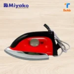  Miyako heavy weight Automatic electric dry iron EI-226 Model : EI-226 Non-stick ceramic coating plate Two pin plug Easy temperature settings Adjustable swivel cord Automatic dry iron Iron type-all fabric Safety cut off/ adjustable controller Indicator light Iron weight : 2 KG watt : 1000 // 220-240v // 50~60Hz