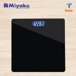 Miyako Digital Weight Machine/ Miyako Electronic Personal Scale MEB-9374 BRAND: MIYAKO MODEL: 9374 AUTO ETEP ON AUTO TURN OFF AFTER 10 SECOND EQUIPPED WITH 4 HIGH PRECISION STRAIN GAUGE SENSORS SYSTEM 6mm TEMPERED SAFETY GLASS PLATFORM CAPACITY 150 kg ( 330 lb / 24 st ) 4 Digits LCD Display Battery: 3 V Cr 2032 Li Unit: KG