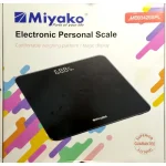Miyako Digital Weight Machine/ Miyako Electronic Personal Scale MEB-9374 BRAND: MIYAKO MODEL: 9374 AUTO ETEP ON AUTO TURN OFF AFTER 10 SECOND EQUIPPED WITH 4 HIGH PRECISION STRAIN GAUGE SENSORS SYSTEM 6mm TEMPERED SAFETY GLASS PLATFORM CAPACITY 150 kg ( 330 lb / 24 st ) 4 Digits LCD Display Battery: 3 V Cr 2032 Li Unit: KG