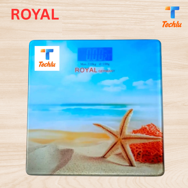 Royal Digital Body Scale with LED Display/Royal Germany personal Weight Machine/ Bathroom Scales