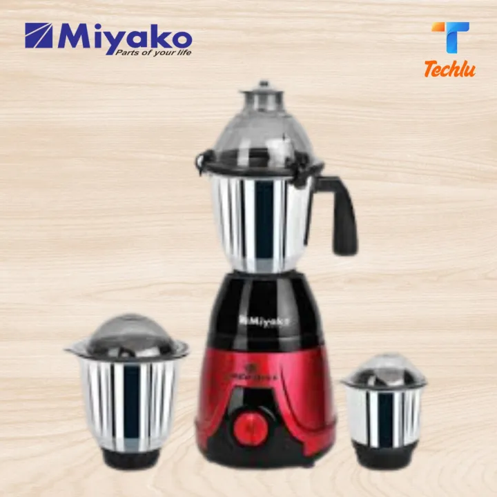 Miyako 3 in 1 Blender & Mixer Grinder Red Bull 850 watt Made In India