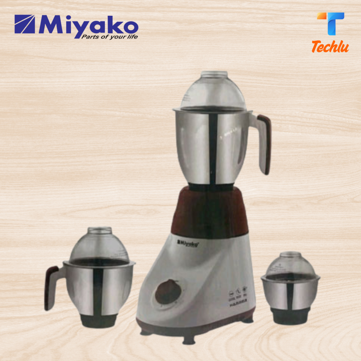 Miyako 3 in 1 Blender & Mixer Grinder Harrier 1000 watt Made In India Miyako 3 in 1 Blender & Mixer Grinder Harrier 1000 watt Made In India