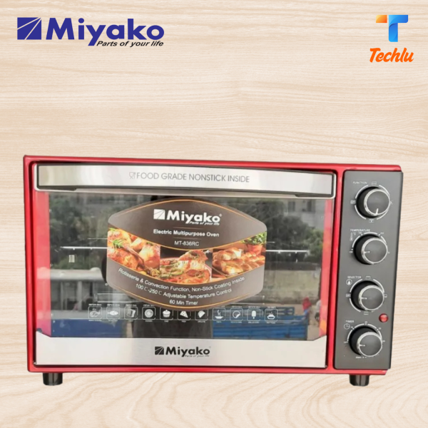 Miyako Electric Oven with Roast Basket MT-836RC - 36 Liters