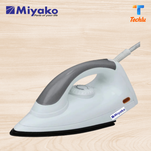 Miyako Ceramic coating Dry Iron | 1000 Watts | EI-318